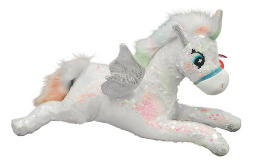 Phi Phi Toys Peluche Unicornio Lentejuelas Reversible - El Rey 0