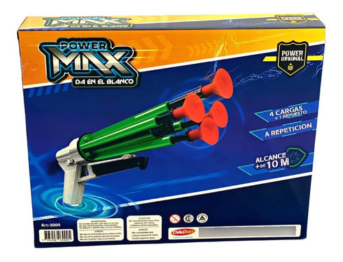 Power Max Toy Bow and Arrow Shooter with 4 Repeating Loads 2