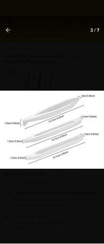 AIUARTESANAS Molde Silicona 3 Modelos Lapiceras. Birome + 30 Repuestos 1