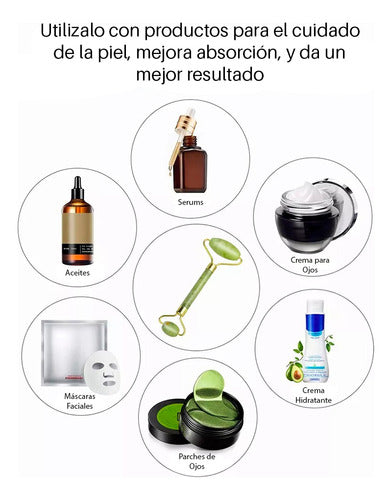 MBURI SPORT Jade Roller + Serum Aclara Equilibra Tono Piel Hidrata Cara 4