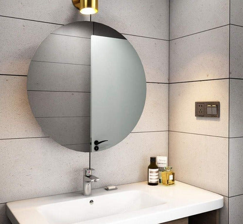 Antonovich Design Round Mirror Bathroom Cabinet 4