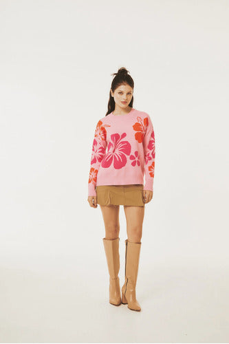 Floral Thick Bremer Sweater 2