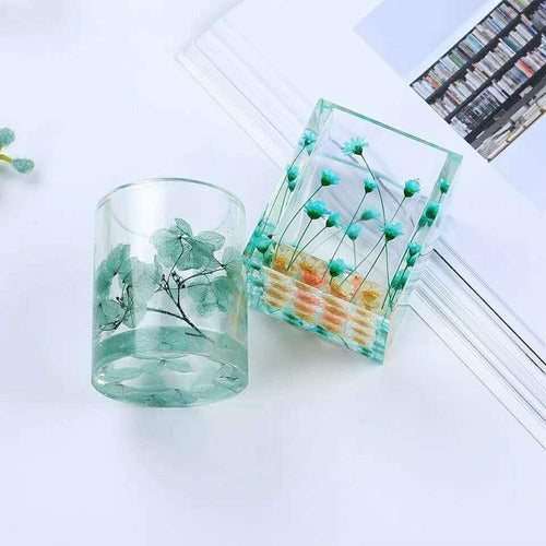 Doctor Glitter Square Pen Silicone Mold for Resin Jewelry Crafting 1