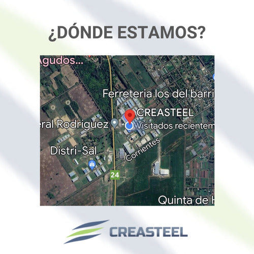 CREASTEEL Gancho J Nº 6 (15cm) + Tuerca Y Arandela (10 Unidades) 6