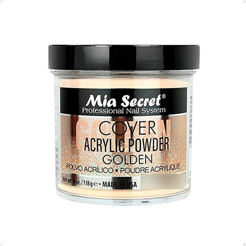 Mia Secret Polvo Acrílico Cover Golden (118g) Uñas Esc. 0