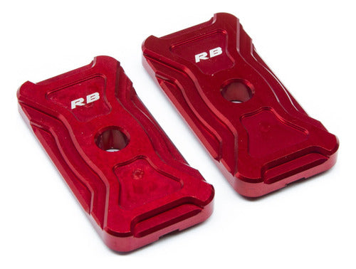 RB CNC Parts Juego De Estira Cadena Kawasaki Z400 Rojo Rb 1