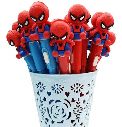 Colours Spiderman Light-Up Pens X 10 Units 1