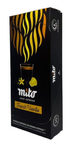 New! Mito French Vanilla Coffee Capsules Compatible with Nespresso 1