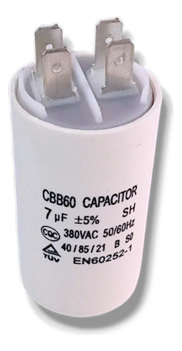 Generic Capacitor Arrancador De 7uf 380vac 1