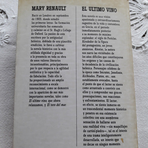 El Ultimo Vino - Mary Renault - Luis De Caralt 1986 6