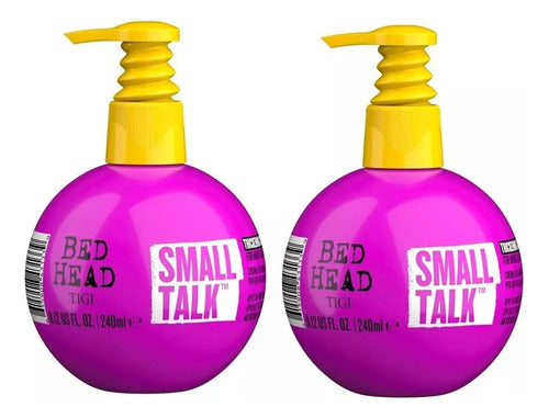 Tigi Bed Head Small Talk Crema De Peinar Volumen 240 Ml X 2 0