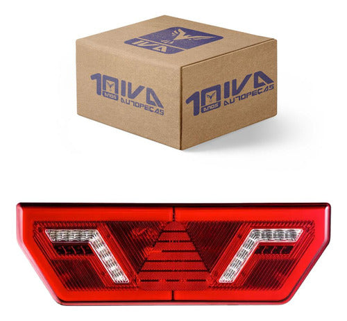 Lanterna Tras Le Carreta 24v Led C/ Pisca Sequencial Iva 1