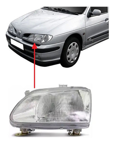 Left Front Headlight for Renault Scenic 1996-2000 - Driver Side 1