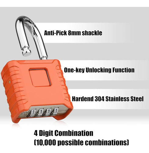 Diyife® High-Strength Combination Lock 2