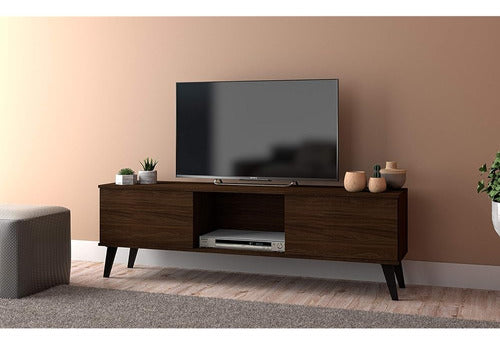 Manhattan Comfort Doyers Mid-Century Modern Living Room TV Stand 1