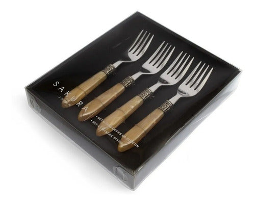 Bacci Firenze Sakura Original Set of 4 Dessert Forks 1