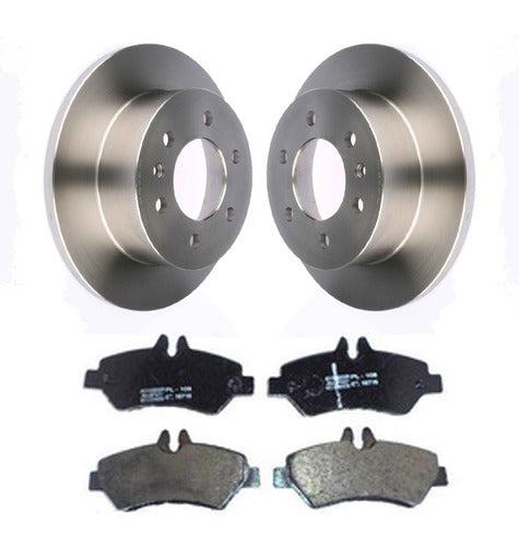 Corven - Hipper Freios Disc and Pad Kit for Mercedes Sprinter 315 Rear 0