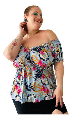 Floral Paisana Blouse Pili Plus Size Summer Specials 23