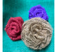 Pack of 5 Burlap Flowers 13