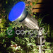 Decoracion Jardin Exterior Luces Para Clavar Unigarden Azul 3