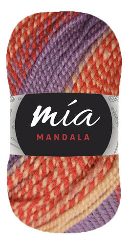 MIA Mandala Variegated Yarn - 5 Skeins of 100g Each 36
