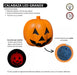 JBIM Calabaza Luz Led Pack X 2 Decoracion Adorno Halloween 1