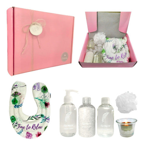 **Luxurious Jasmine Spa Gift Box - Relaxation Kit for Women** - Set Caja Regalo Mujer Box Spa Jazmín Relax Kit N21 Feliz Día