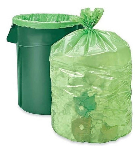 Agroplastic Green Waste Bags 50x70/35 Microns 100 Units 0