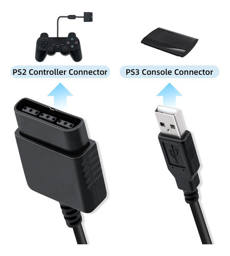 Adaptador Ps2 A Usb Para Pc O Ps3 1