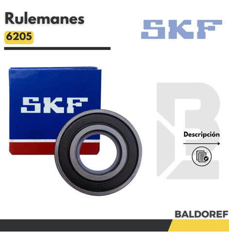 Ruleman 6205-2rs Skf Original Lavarropas 1