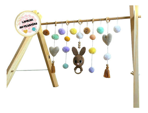 Montessori Baby Gym Rabbit Toy Baby Shower 1