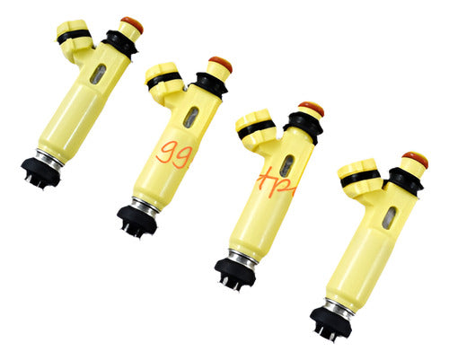 Mazda 4 X New OEM Yellow Fuel Injectors for 2004-2008 RX-8 0