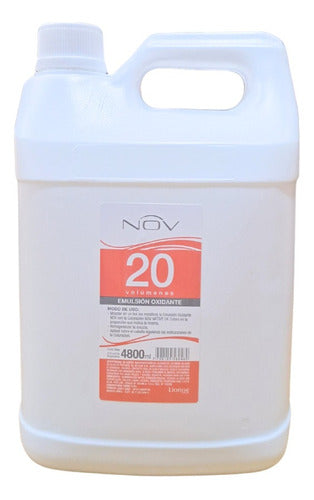 Emulsion Oxidant 20 Volumes X4800ml Nov X4u 1