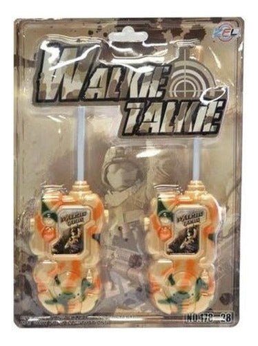 Walkie Talkie Camuflado En Blister 31x23x4cm - 50829 0