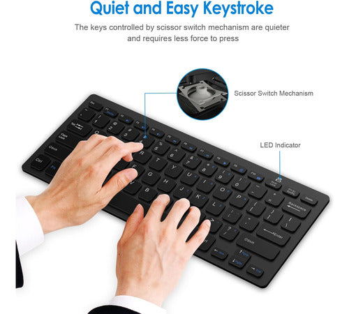 Jetech Wireless Keyboard 2.4G for Windows 8/7/Vista/XP 3