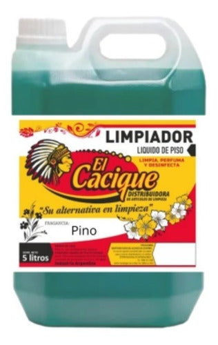 Cacique Desodorante Piso Pino X5Lts 0