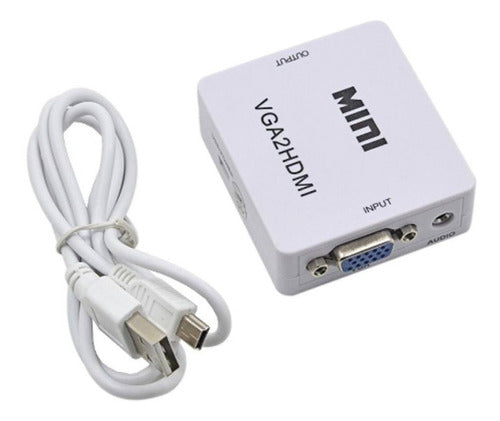 Neastore VGA to HDMI Adapter Converter 1080p 3