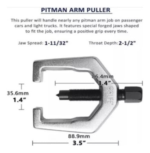 Universal Pitman Arm Ball Joint Extractor Set by Ruhlmann 2