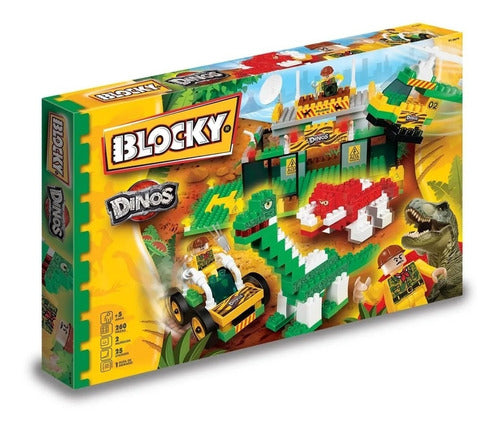 Blocky Combo Ladrillos Blocky Dino 260pz/150pz 01-0678/79 Srj 1