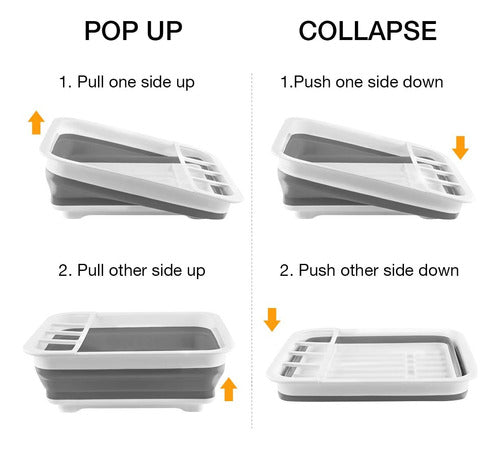 Estantería Plegable Para Secado De Platos, 43x28 Cm 5