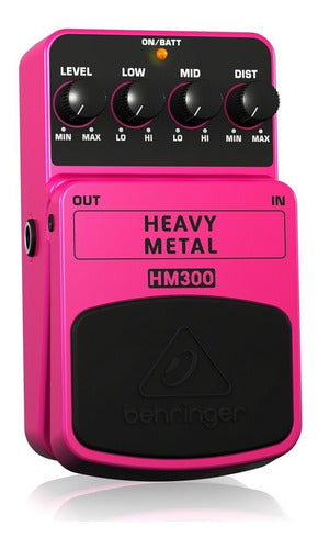 Behringer HM300 Heavy Metal Distortion Pedal 1