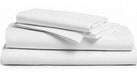 Guibor Ultra Soft 180 Thread Count White Twin Sheet Set 2