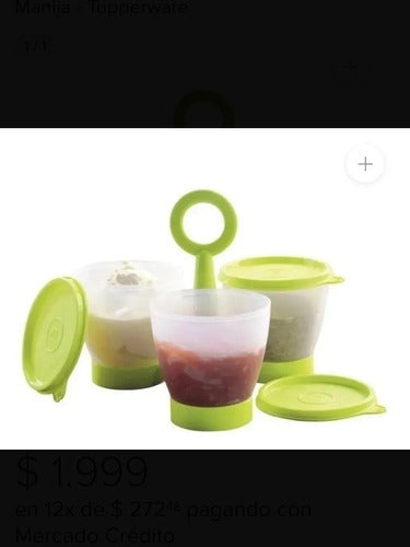 Tupperware Triolet Lime Green 2