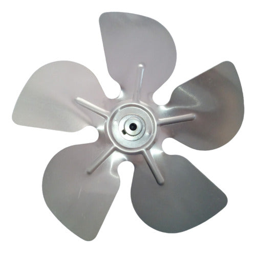 Pala Ventilador Aire Acondic Heladera D 25 Cm X Eje 8 Mm 0