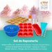 Complete Silicone Baking Set Kitchen Pastry Molds Muffins Piping Bag Flan Mold Spatula Brush Oven 1