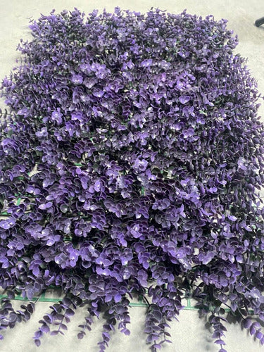 Jardín Vertical Pasto Cerco Artificial Violeta 40x60 1