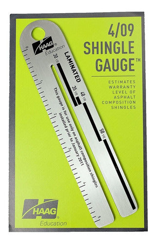 Haag 4/09 Shingle Gauge 0