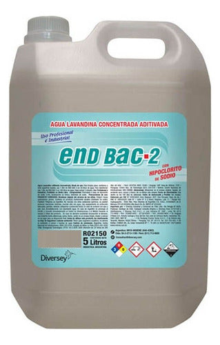 Limpiador Desinfectante End Bac 2 Hipoclorito De Sodio 5 Lts 0