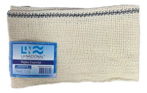 La Nacional Multipurpose Sponge Grid Pack 36x46 Cm X 6 Units 0