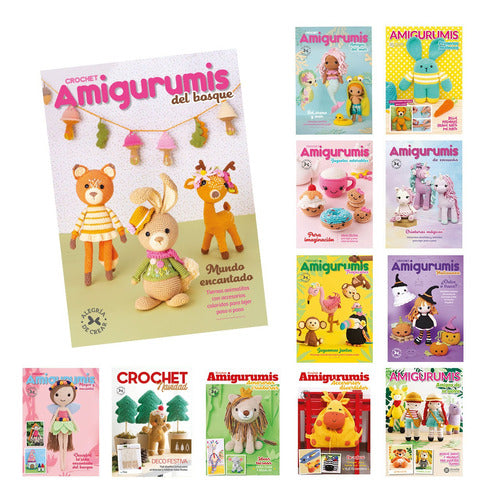 Pack 12 Crochet Amigurumis Magazines - Arcadia Ediciones 0